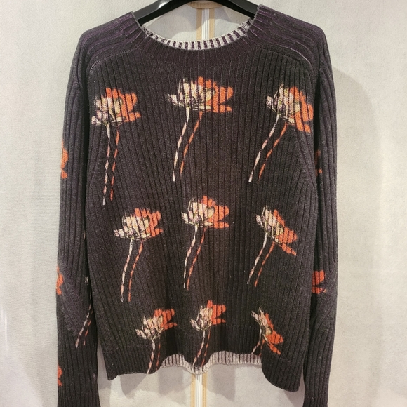 PAUL SMITH Repeated Floral Print Crewneck Sweater - Picture 4 of 8